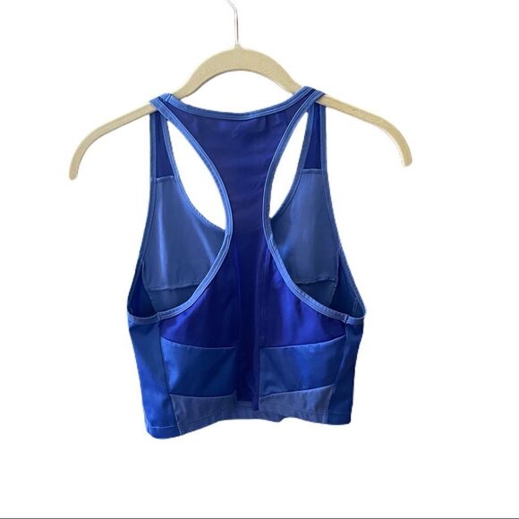 Gymshark Cropped Blue Tank - Picture 3 of 4